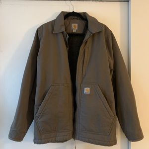 Men’s coat, Sherpa lined, Small